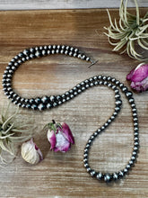 Load image into Gallery viewer, Graduated Sterling Silver Pearls 8mm to 14mm - 46.5"