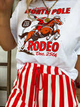 Load image into Gallery viewer, North Pole Rodeo TEE- Cropped