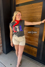 Load image into Gallery viewer, DS Red, White & Boots Tank