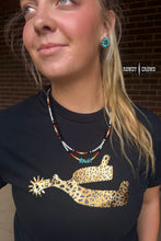 Load image into Gallery viewer, DS Leopard Spur Tee- BLACK