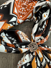 Load image into Gallery viewer, 100% Silk Wild Rag Aztec Native