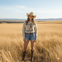 Load image into Gallery viewer, Quick Draw Champ Graphic Sweatshirt