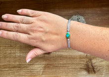 Load image into Gallery viewer, Cuff Bracelet - Sonoran Turquoise &amp; Sterling Silver
