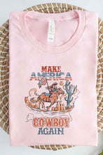 Load image into Gallery viewer, MAKE AMERICA COWBOY AGAIN GRAPHIC TEE / T-SHIRT
