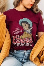 Load image into Gallery viewer, The Original Coors Cowgirl Graphic T Shirts
