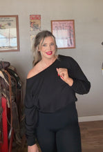 Load image into Gallery viewer, Boat Neck Sweater - Black
