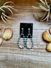 Load image into Gallery viewer, Kingman Turquoise Dangle Earrings
