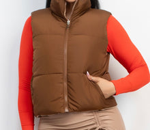 Load image into Gallery viewer, Reversible Vest - Brown/Tan
