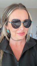 Load image into Gallery viewer, Turquoise Chic Sunglasses
