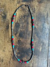 Load image into Gallery viewer, Red &amp; Turquoise Necklace
