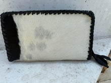 Load image into Gallery viewer, Cowhide Wallet - Black &amp; White
