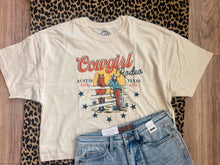 Load image into Gallery viewer, Cowgirl Rodeo Boxy Crop Tee
