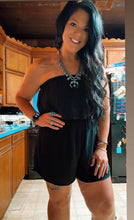 Load image into Gallery viewer, Wedding Date Romper - Black
