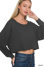 Load image into Gallery viewer, Boat Neck Sweater - Black

