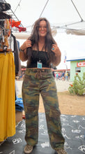 Load image into Gallery viewer, Camo Cowgirl Jeans
