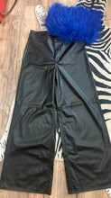 Load image into Gallery viewer, Black Faux Leather - Wide Leg
