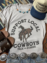 Load image into Gallery viewer, Support Local Cowboys Graphic Tee
