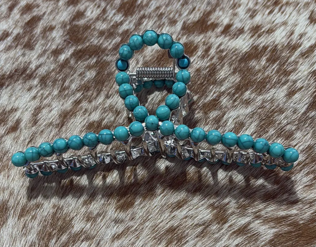 Turquoise Hair Clip