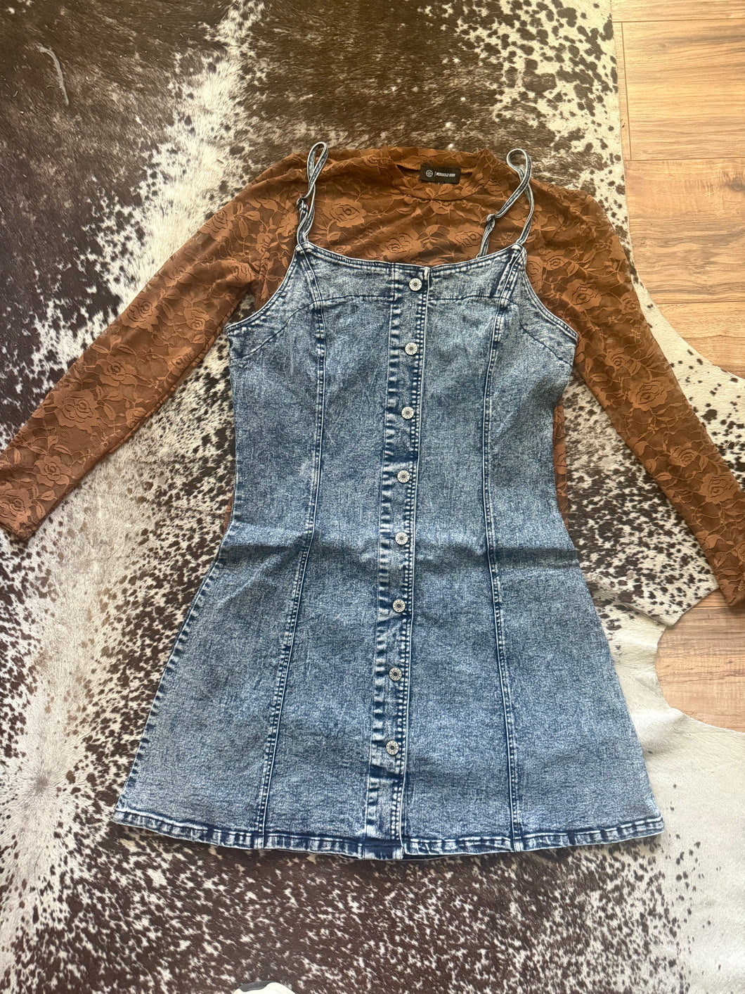 Denim Button Down Dress