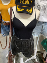 Load image into Gallery viewer, Faux Leather Shorts
