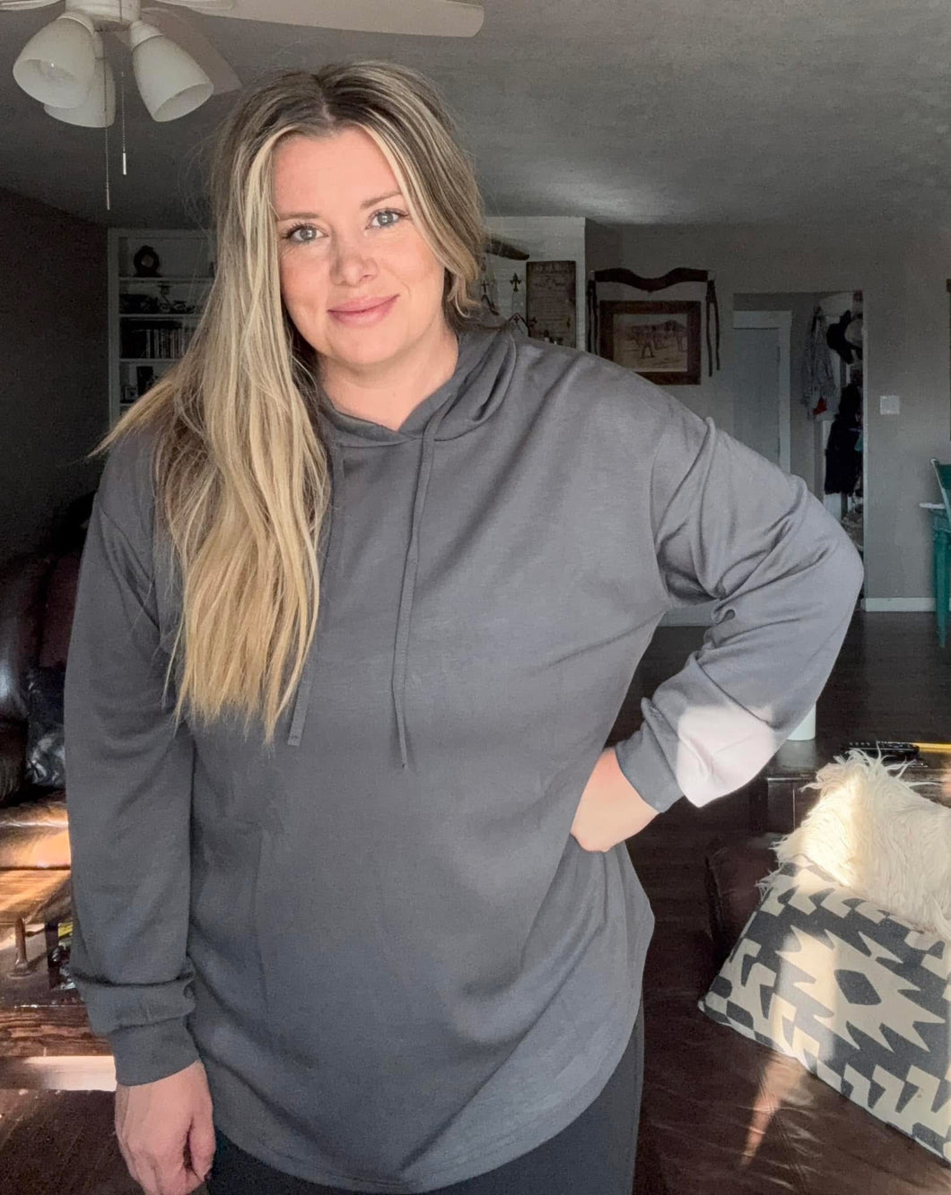 Grey Hoodie - 3X Only