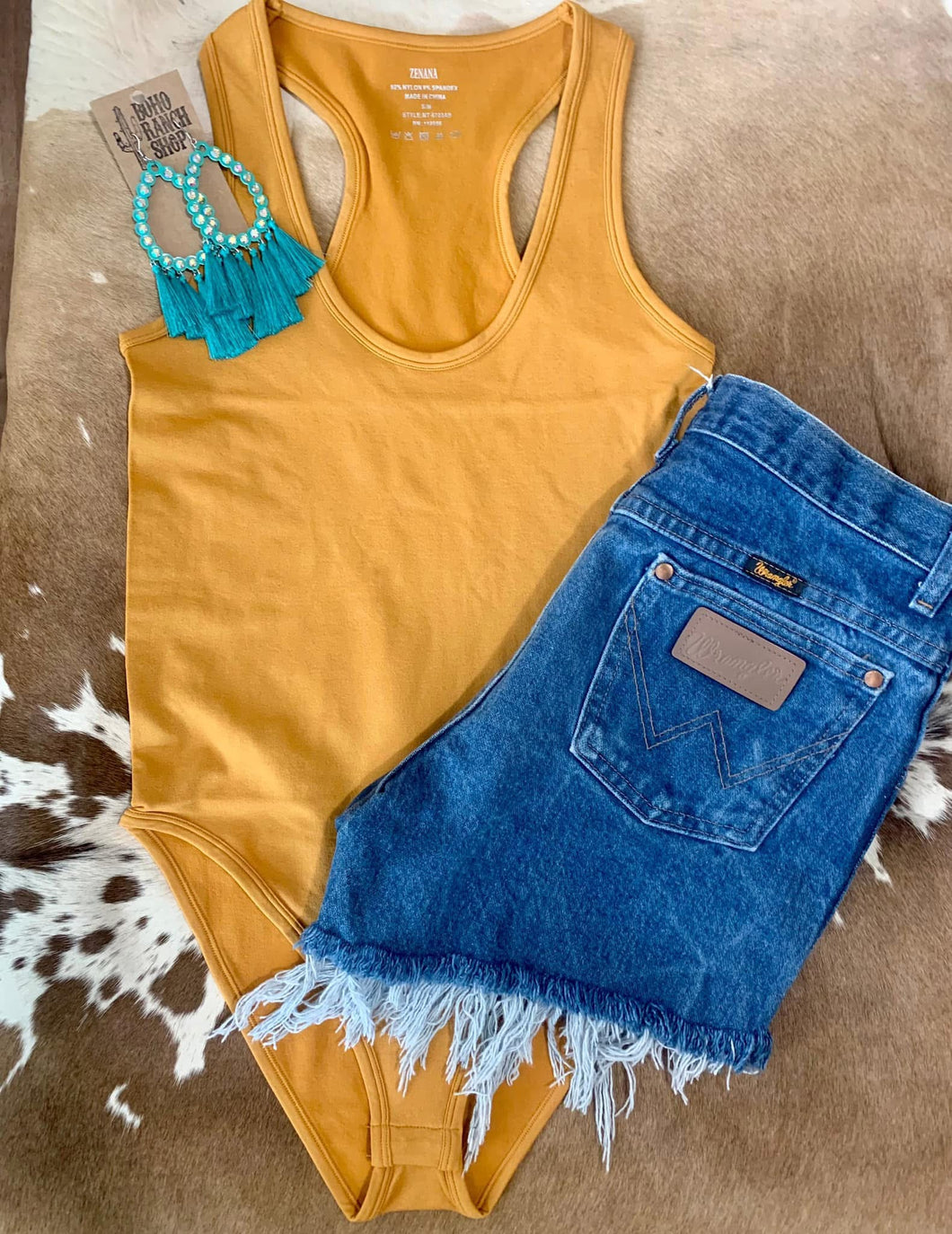 Mustard Bodysuit - L/XL