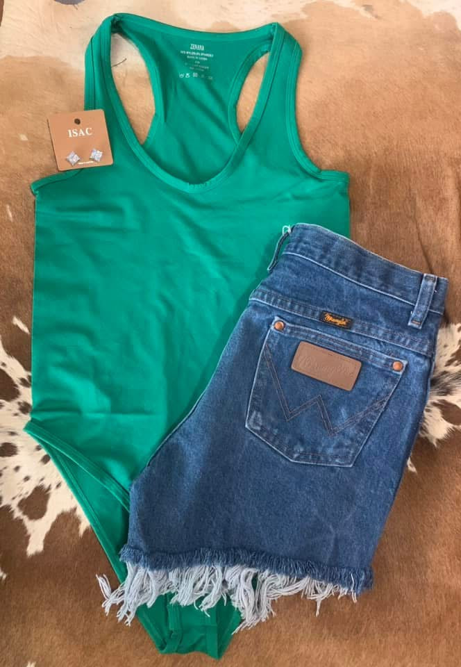 Green Bodysuit - L/XL only