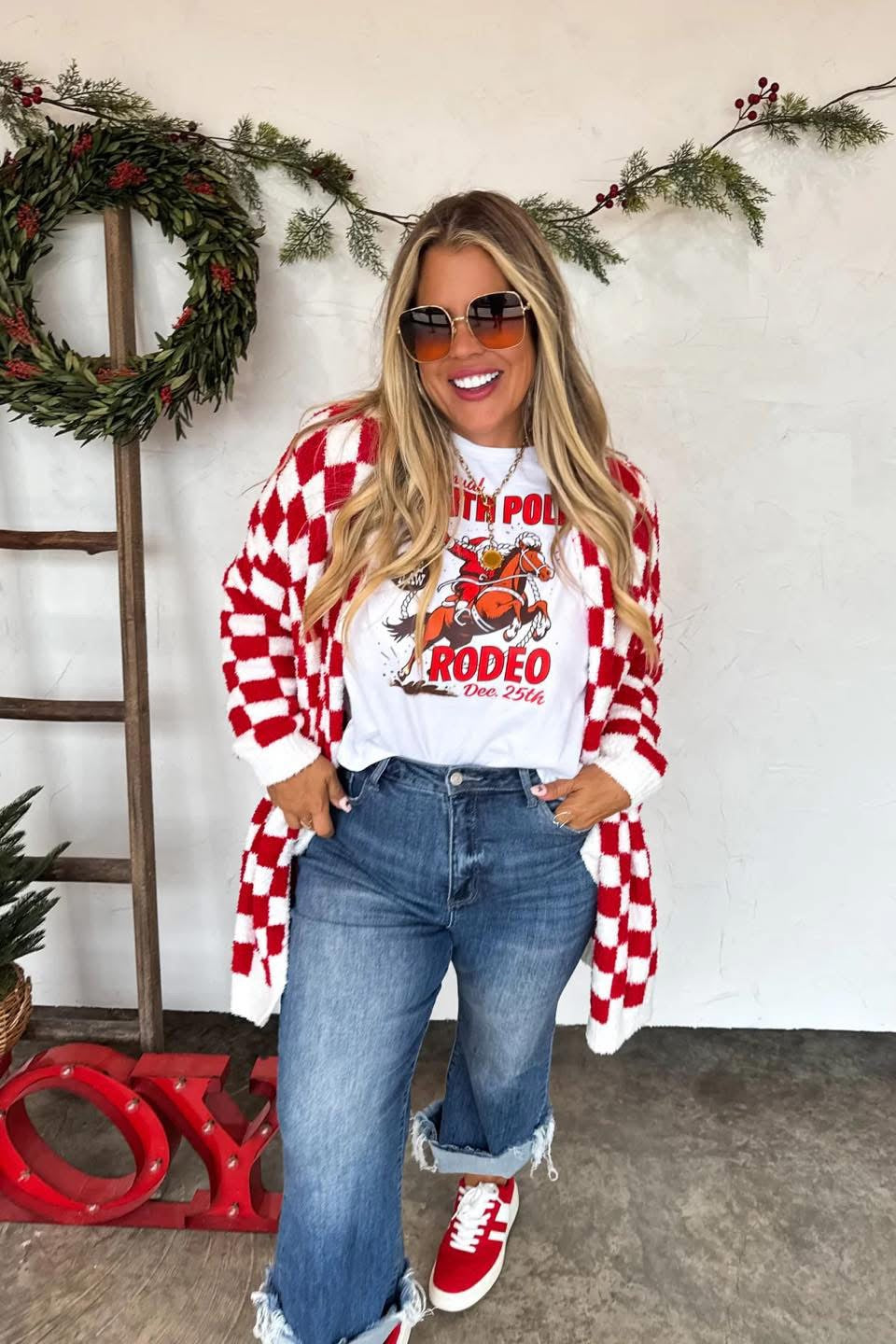 CheckeRED Cardigan - PREORDER