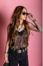 Load image into Gallery viewer, Zebra &amp; Lace Cami

