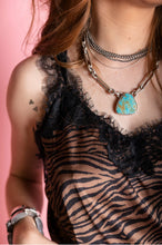 Load image into Gallery viewer, Zebra &amp; Lace Cami
