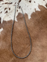 Load image into Gallery viewer, 3MM Sterling Silver Pearls - 20” Necklace
