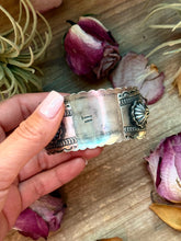 Load image into Gallery viewer, Coral &amp; Turquoise Sterling Silver Cuff Bracelet – Stamped Errick
