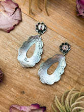 Load image into Gallery viewer, Sterling Silver Teardrop Earrings – Native Made
