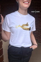 Load image into Gallery viewer, DS Leopard Spur Tee- WHITE
