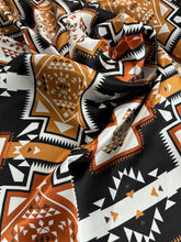 Load image into Gallery viewer, 100% Silk Wild Rag Aztec Native
