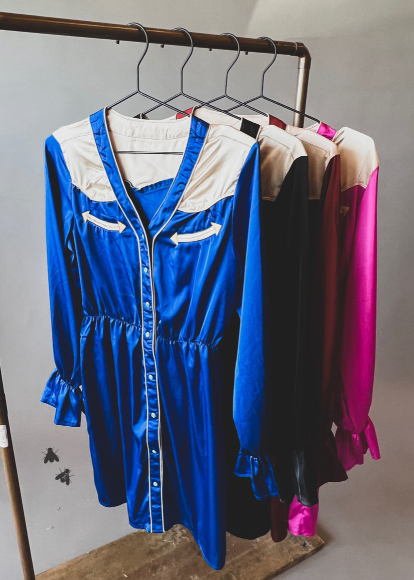 Bonanza Dress- Royal Blue