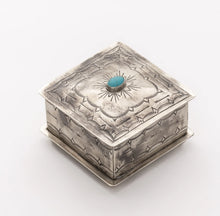 Load image into Gallery viewer, Silver &amp; Turquoise Box
